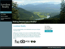 Tablet Screenshot of lovelessrealty.com